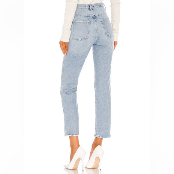 Agolde Pinch Waist High Rise Kick Jeans in Riptide Size 29 - Picture 6 of 14